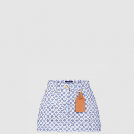 [LOUIS VUITTON-루이비통] 프린트 미니 스커트 1AFTGN
