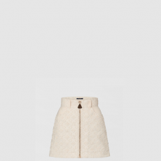 [LOUIS VUITTON-루이비통] 데님 미니 스커트 1AFUQ3
