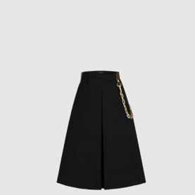 [LOUIS VUITTON-루이비통] 플리츠 미디 스커트 1A91W7