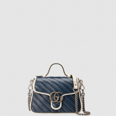 [GUCCI-구찌] GG 마몽 미니(스몰) 탑핸들백