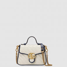 [GUCCI-구찌] GG 마몽 미니(스몰) 탑핸들백