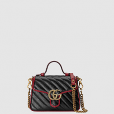 [GUCCI-구찌] GG 마몽 미니(스몰) 탑핸들백