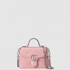[GUCCI-구찌] GG 마몽 미니(스몰) 탑핸들백