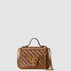 [GUCCI-구찌] GG 마몽 미니(스몰) 탑핸들백