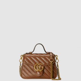 [GUCCI-구찌] GG 마몽 미니(스몰) 탑핸들백