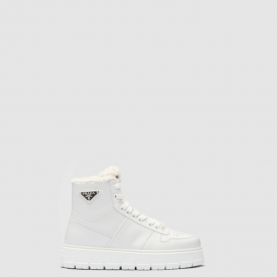 [PRADA-프라다] 시어링 하이탑 스니커즈