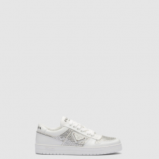 [PRADA-프라다] 크리스털 장식 레더 스니커즈