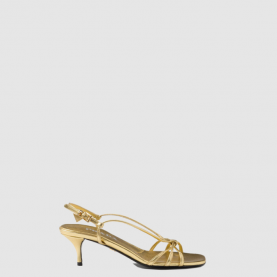 [PRADA-프라다]모르도레 나파 가죽 힐 샌들