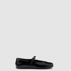 [PRADA-프라다]나플락 페이턴트 가죽 발레리나 플랫 슈즈