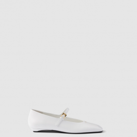 [PRADA-프라다] 브러시드 레더 메리 제인 발레리나