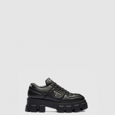 [PRADA-프라다]소프트 패딩 나파 가죽 레이스업 슈즈