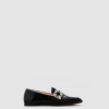 [Roger Vivier-로저비비에]브로쉬 비비에 스트라스 버클 페이턴트 가죽 로퍼
