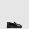 [Roger Vivier-로저비비에]비브 레인저 메탈 버클 페이턴트 레더 로퍼